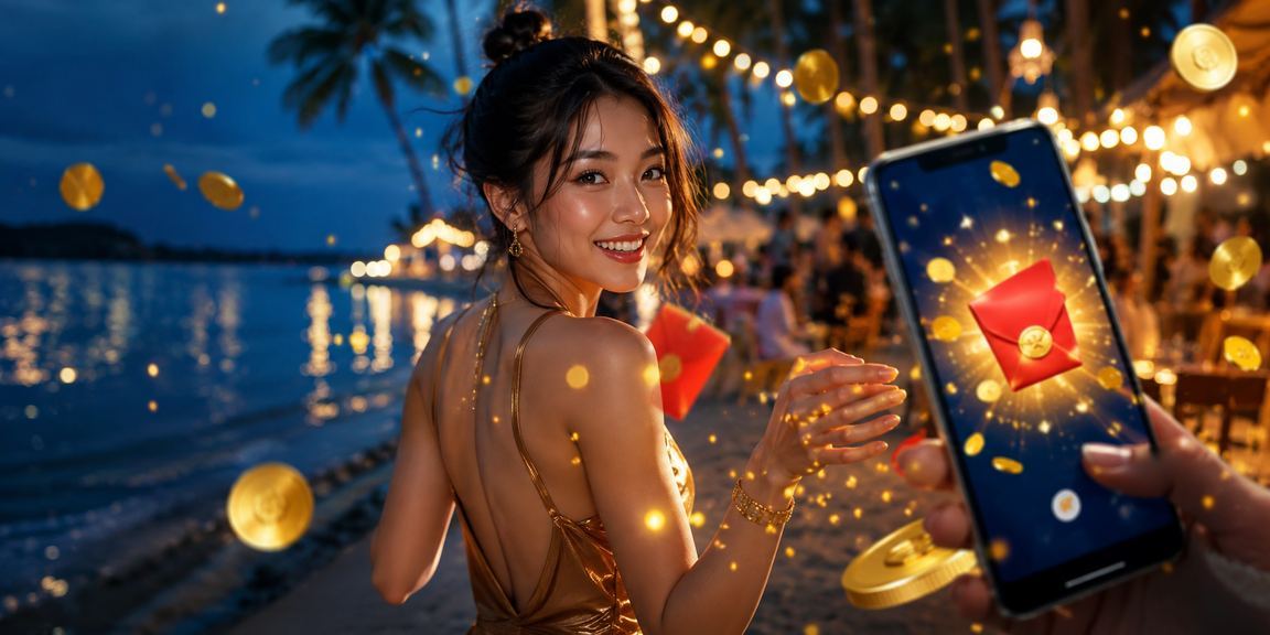 Khung cảnh Phú Quốc gợi ý kiểm tra ưu đãi trên mobile khi đi du lịch
